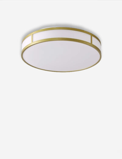 מנורת פריים עגולה לבנה